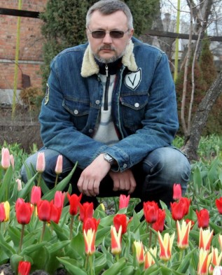 Дмитрий Тараненко и его тюльпаны