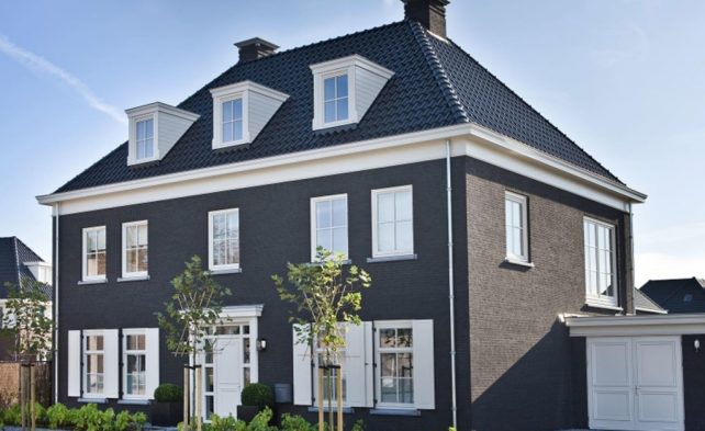 фасад дома в голландском стиле